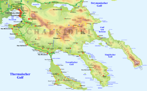 Chalkidiki_-_DEM_Map_Topo_-_DE